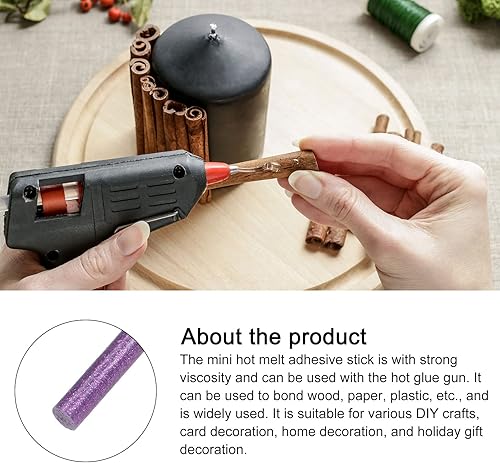 Miniatura 3 de Barras de pegamento caliente mini adhesivos para pistola de pegamento termofusible, para arte, manualidades, bricolaje, fabricación de tarjetas -