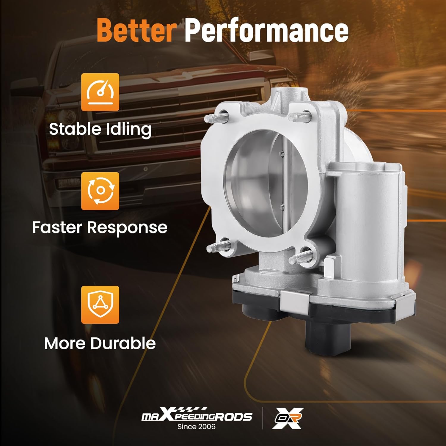 maXpeedingrods S20015 Electronic Throttle Body S20015 for Chevy Equinox HHR Malibu 2008-2010, for Buick LaCrosse Regal, for GMC Terrain, for Pontiac G6, for Saturn Aura VUE, 12631186 67-3014