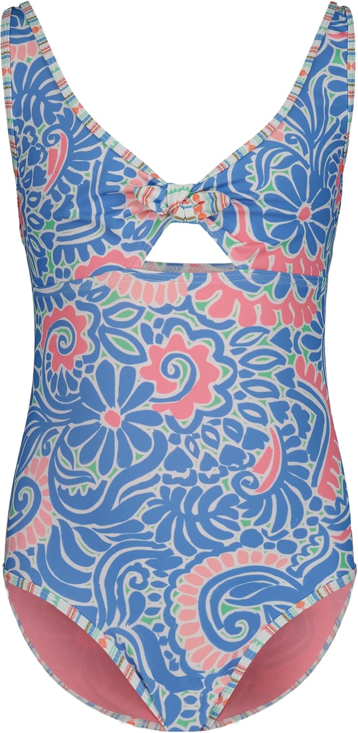 Roxy Girls' One-piece Swimsuit with UPF 50+ Sun Protection, Quick Drying Bathing Suit