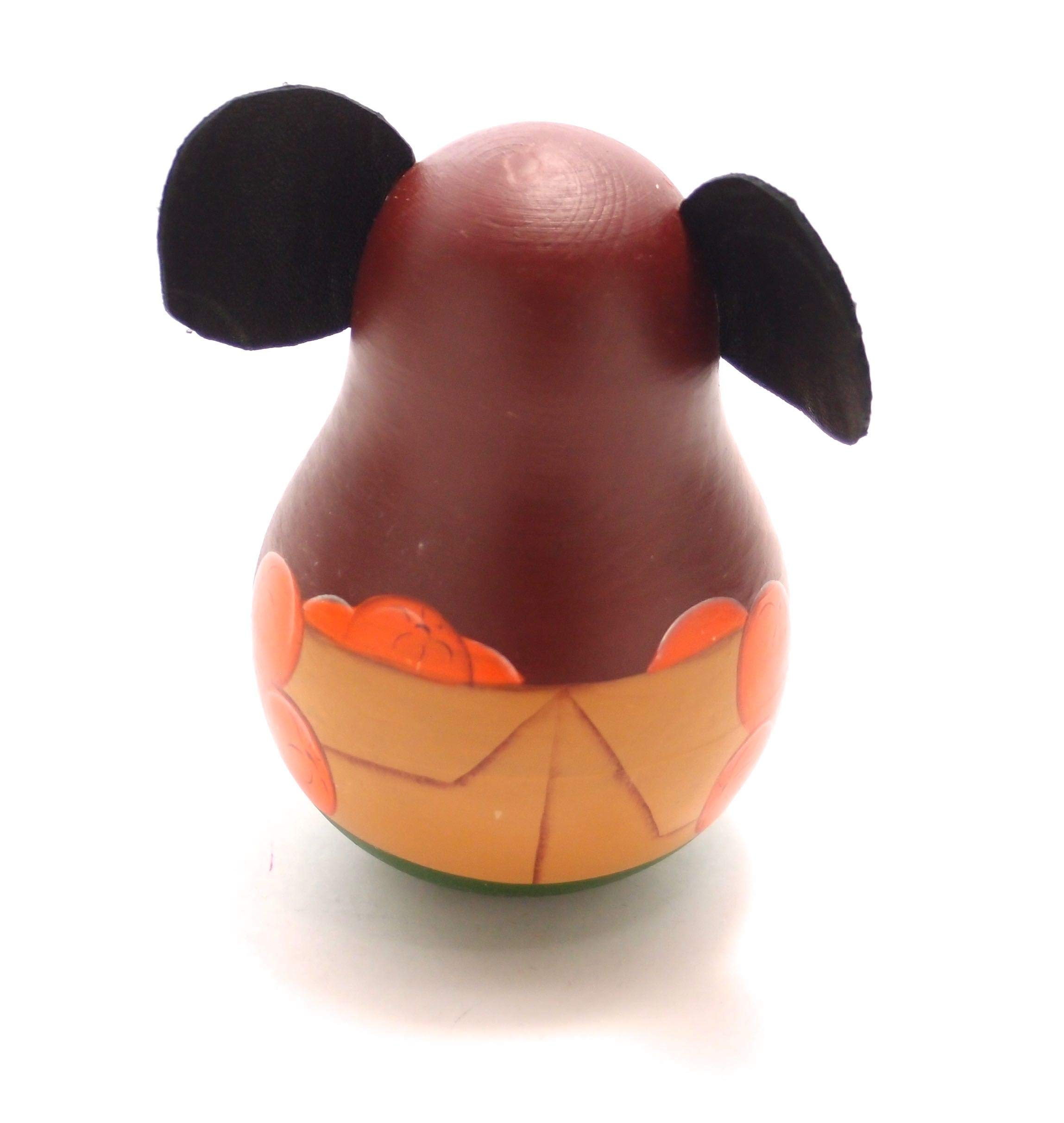 新品　チェブラーシカ　起き上がりこぼし　ホワイト 新品チェブラーシカ起き上がりこぼしホワイト