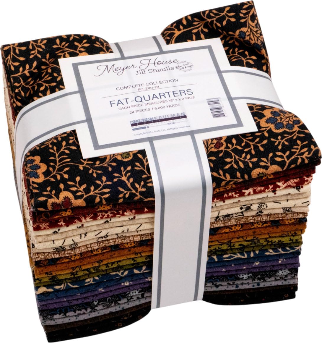 Jill Shaulis Meyer House 24 Fat Quarters Robert Kaufman Fabrics FQ-2181-24