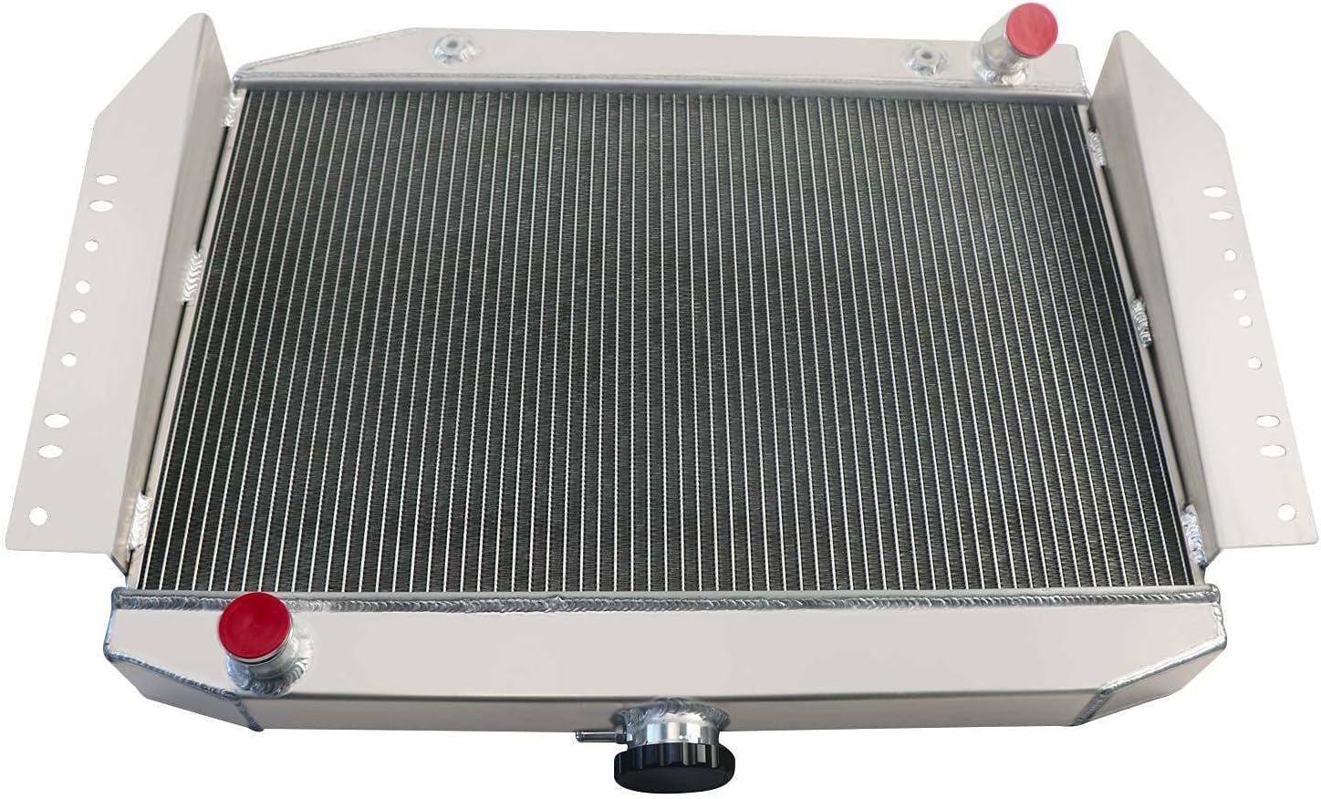 Jeep Radiator, 4 Row Aluminum Radiators Replacement for 1972-1979 Jeep Wagoneer Cherokee J10 J20 5.9 V8, Radiador 1973 1974 1975 1976 1977 1978