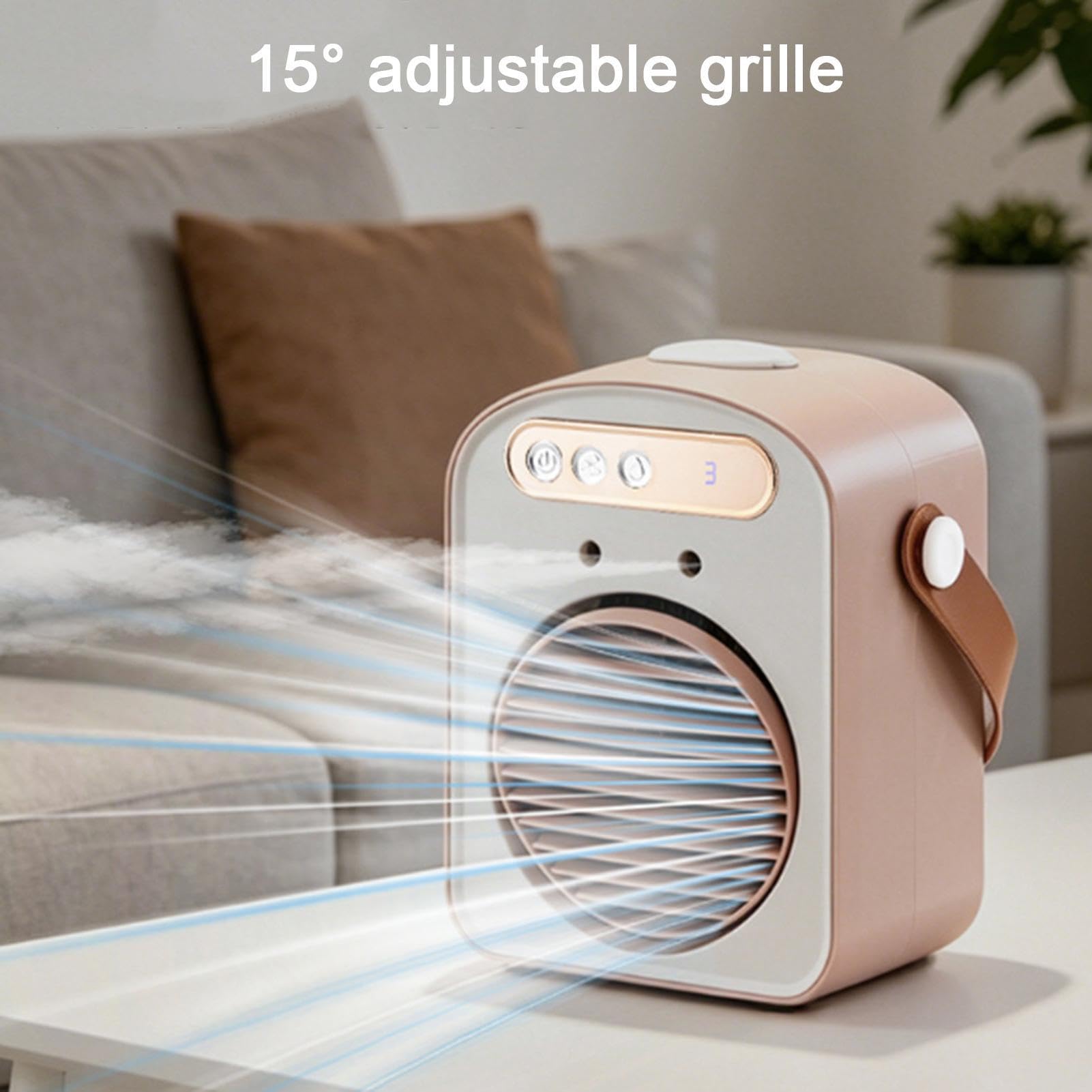 Generico Ventilatore Da Scrivania Senza Pale Nebulizzatore Ricaricabile | Ventilatore Da Camera Ricaricabile Personale Per Camera Da Ufficio Viaggio Outdoor Campeggio Pesca Picnic