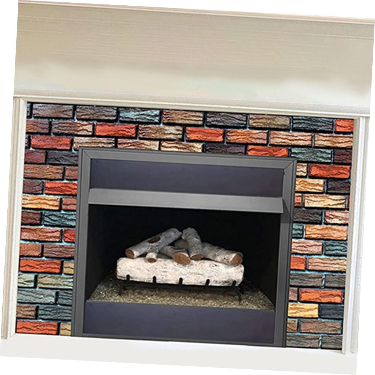 2Pcs Magnetic Fireplace Covers 36 x 6 Windproof Draft Stopper Indoor Magnetic Fireplace Screen for Household Use Easy to Install