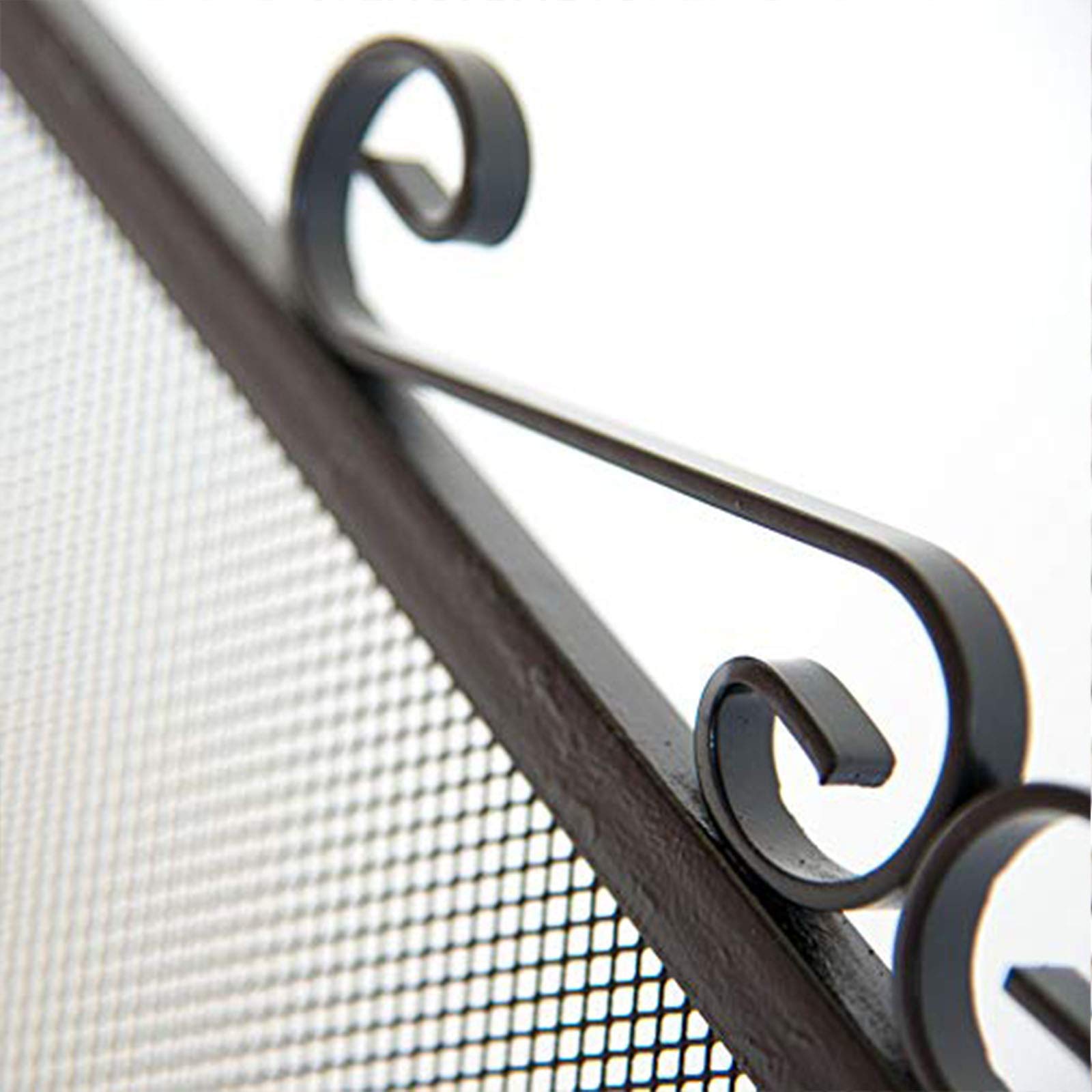 MILLE Parascintille 2 Ante, Ferro Quadrato, Cerniere Saldate 80xh. 40 Cm