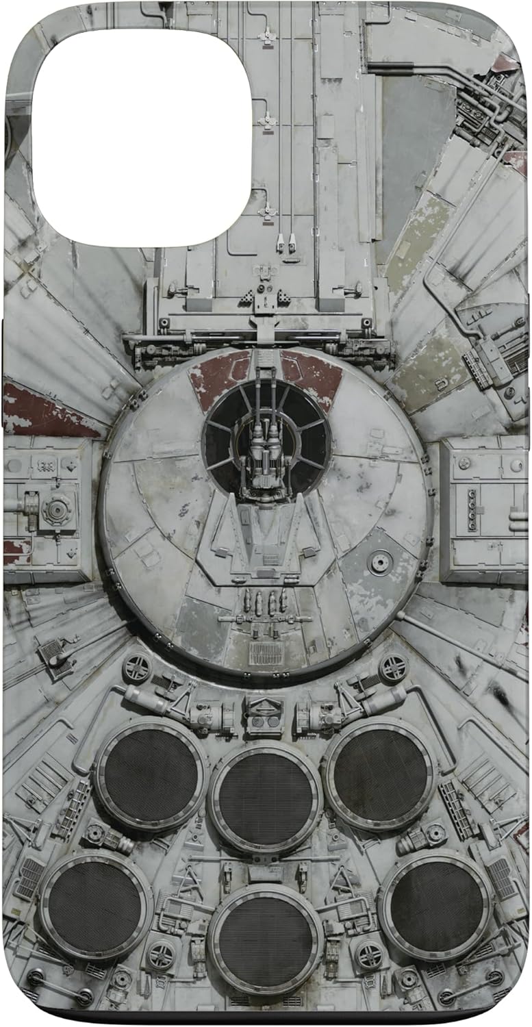 Star Wars Millennium Falcon Close Up Gray Case for iPhone 16 Pro Max