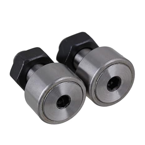 22mm Dia KR22 Stud Type Track Cam Follower Roller Bearing M10 Male Thread Pack of 2