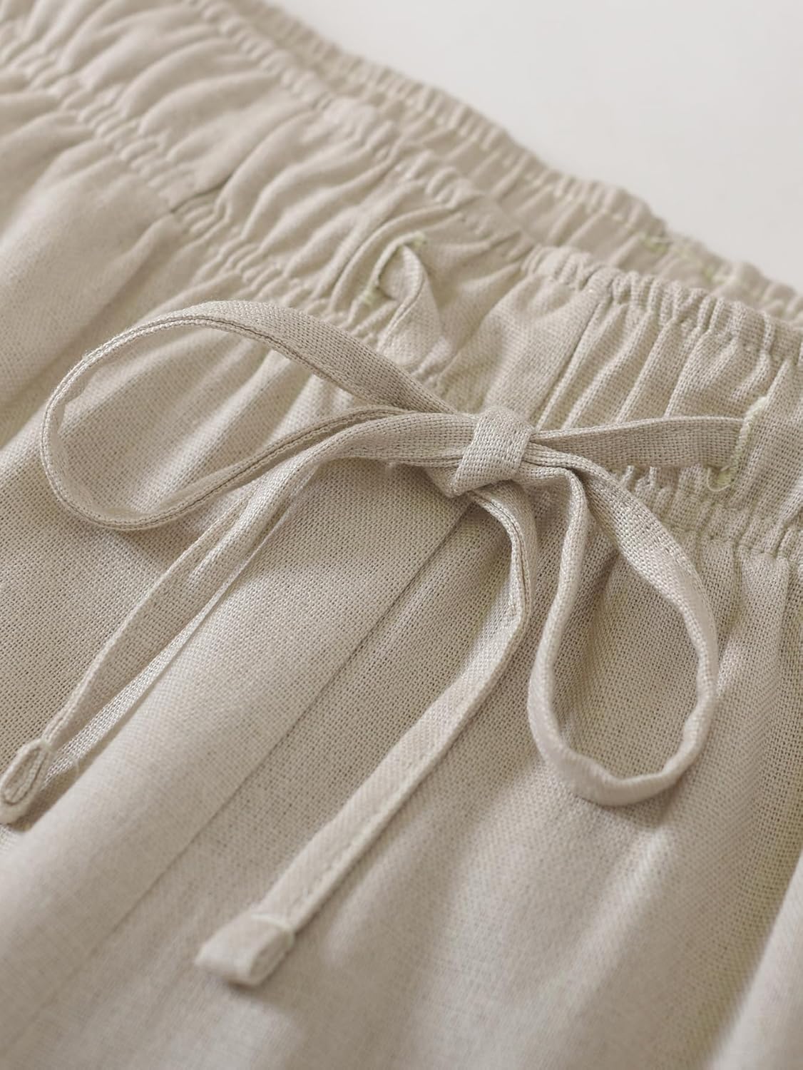 Weintee Women's Tall Linen Pants Long 32 Inch Inseam - Image 2