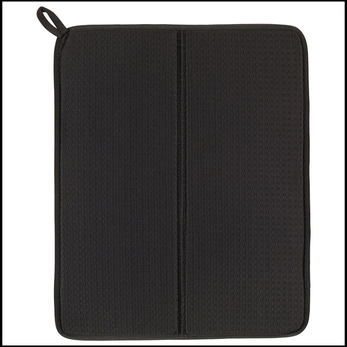 Polyurethane Foam Dish Drying Mat, 44x36 cm, Dark Grey