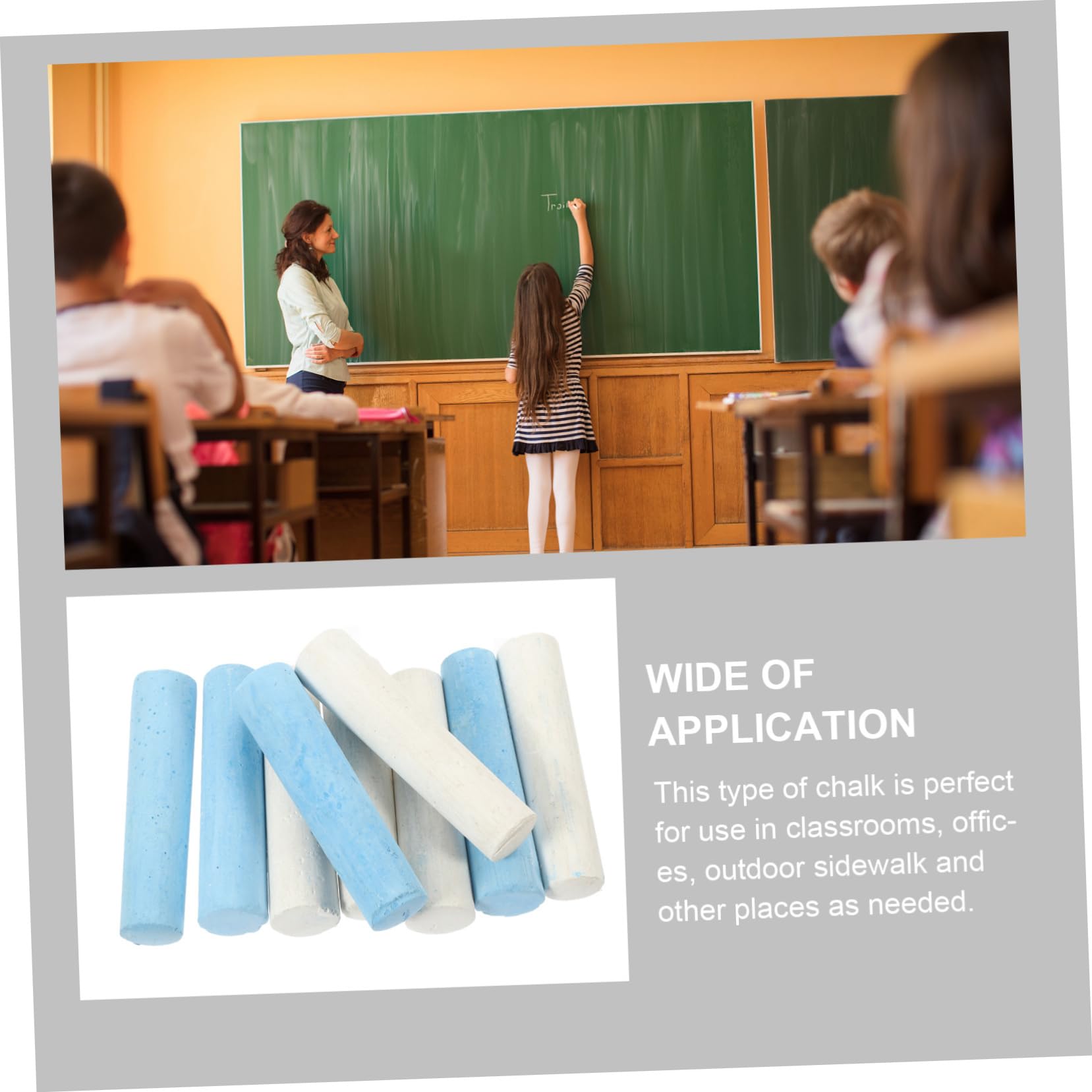 BESTonZON 40stücke Große Dicke Outdoor-pulverkreiden Blau Und Weiß Vielseitige Und Zeichenkreide Für Mädchen Und Erwachsene Für Bürgersteige Und Kreative Projekte