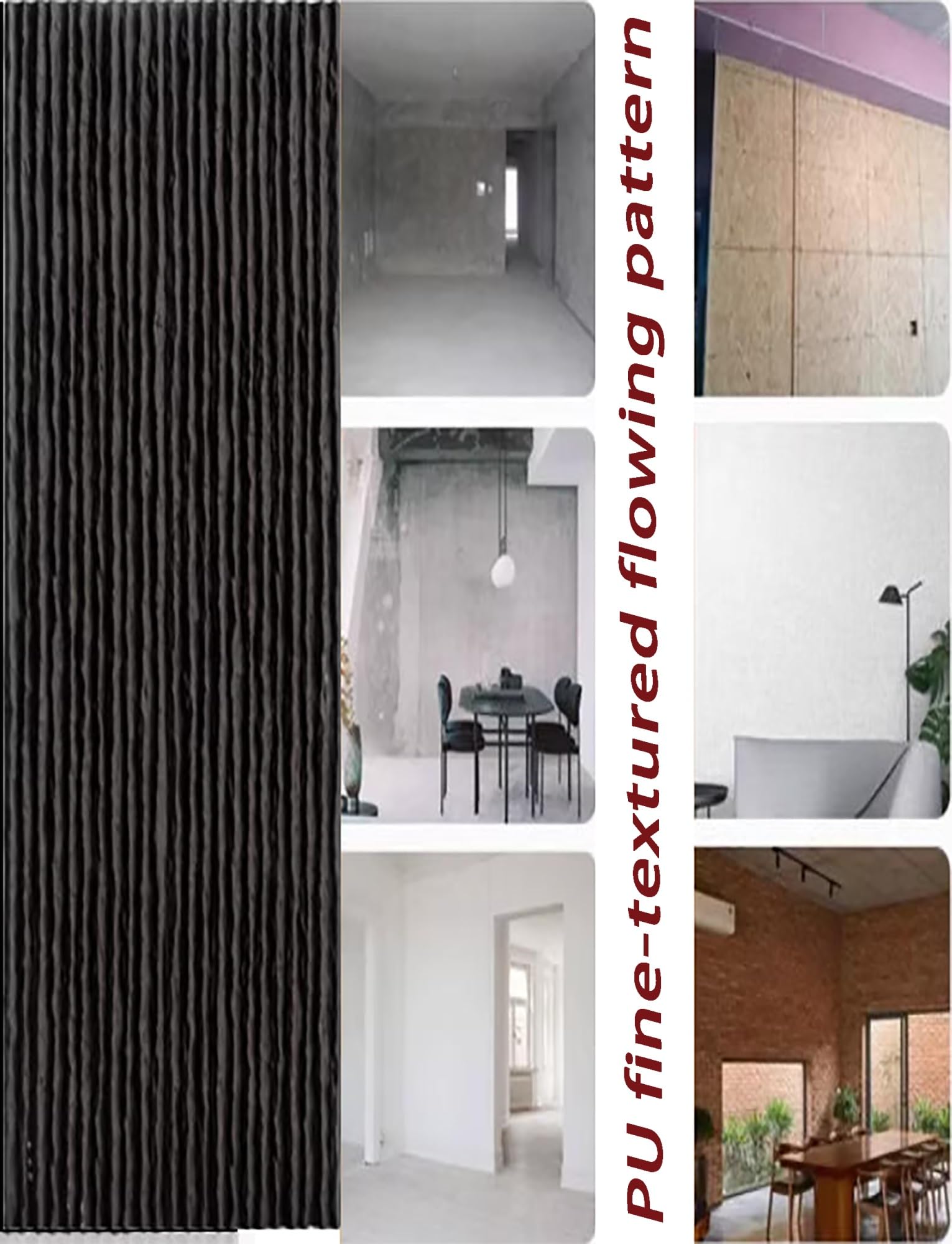 Panel de pared ligero de imitación de piedra sintética, diseño de cascada para interiores y exteriores, revestimiento decorativo para paredes de fondo del hogar