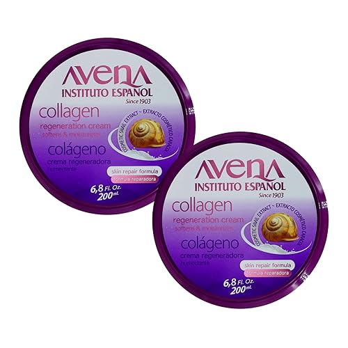 Instituto Español Avena Crema Regenedadora y Humectante con Colágeno y Extracto Cosmético de Caracol Fórmula Reparadora 200 g Tarro disponible en Yaxa Colombia