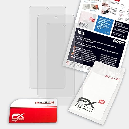 Miniatura 2 de Protector de pantalla compatible con Xiaomi Poco X3 Pro, película protectora antirreflectante y absorbente de golpes FX (3X)