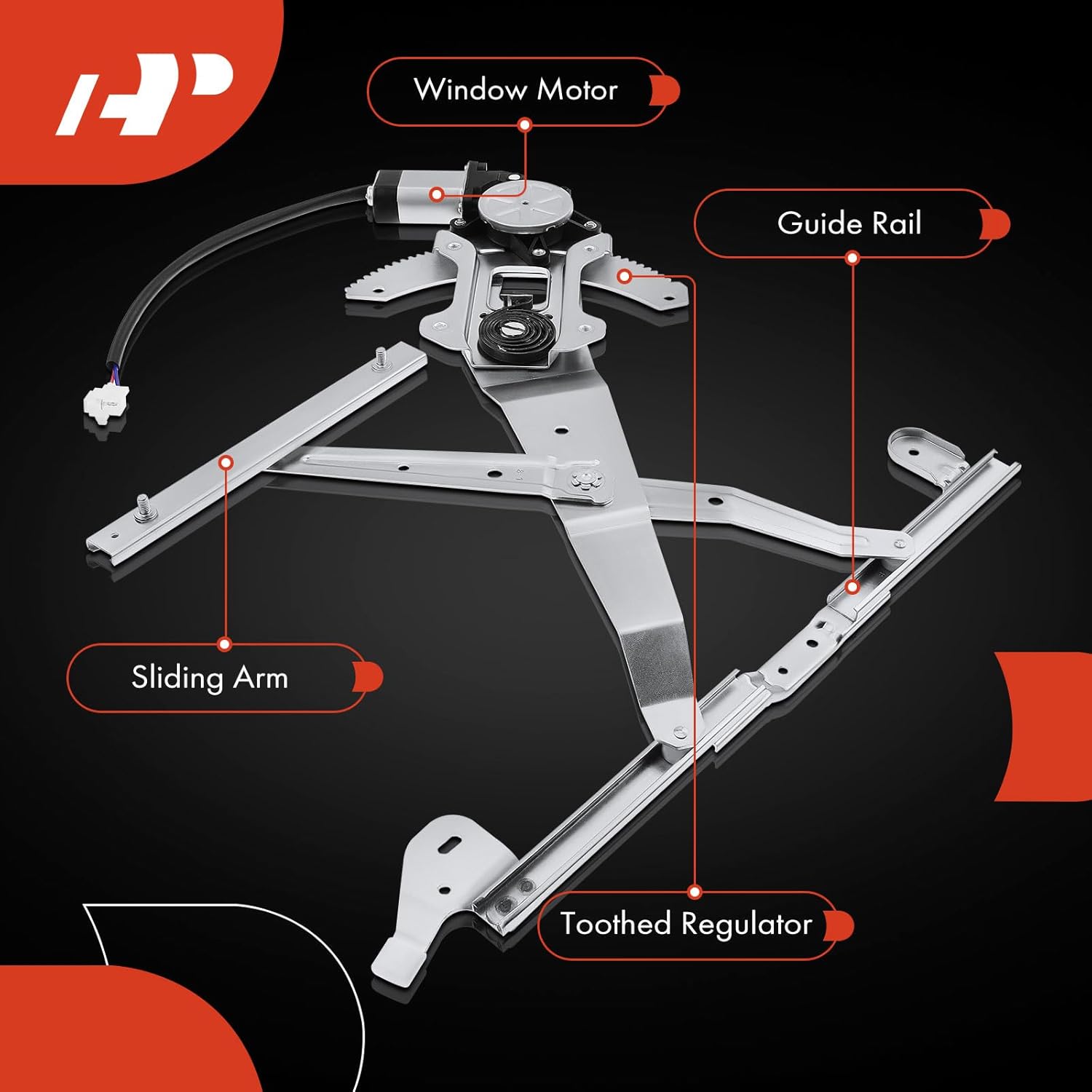 A-Premium Electric Power Window Regulator with Motor Compatible with Subaru Impreza 2002-2007 Wagon Front Driver Side