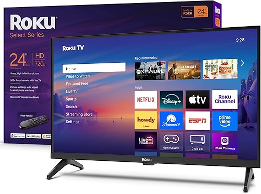 Roku 24″ Select Series HD TV w/ Voice Remote