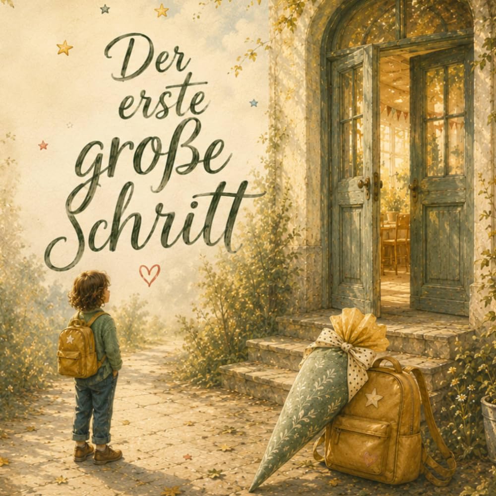 Der erste große Schritt: Ein liebevolles Geschenk zur Einschulung und zum Schulanfang – Mutmachbuch für Schulkinder zum ersten Schultag