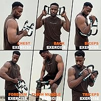 Vista 2 de Ultimate Twister Arm Trainer, Adjustable Chest Workout Equipment, Arm Trainer for Men, Chest Trainer for Men, Shoulder Muscle Training, Portable