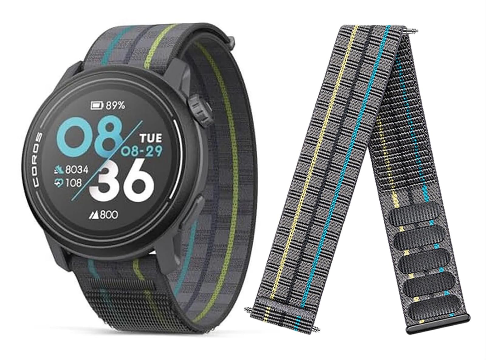 GIOPUEY Straps Compatible with Amazfit Bip 6/Bip5/Balance/Balance 2/Cheetah Run/Cheetah Pro, Soft Nylon Woven Strap [Unisex] [Breathable]