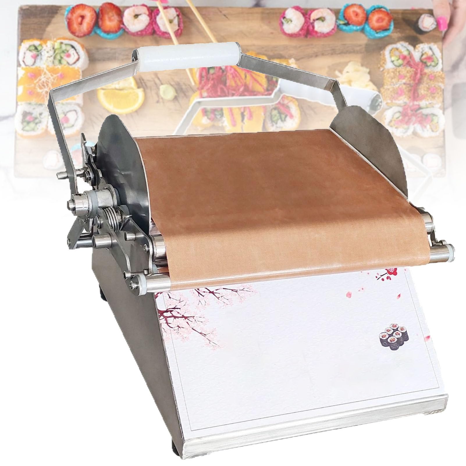 Máquina Manual para enrollar Sushi Redondo con guías