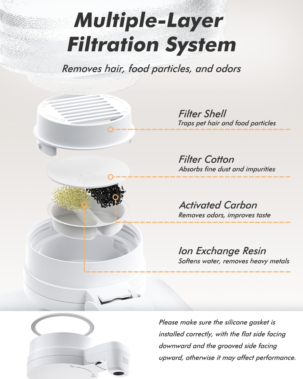 Automatic Dog Water Bowl Dispenser with Patented Faucet - 6L Large Gravity Cat Water Dispenser with Handle, Filter & Adjustable Base, Wide Mouth for Easy Clean, BPA-Free, Stainless Steel Pet Waterer