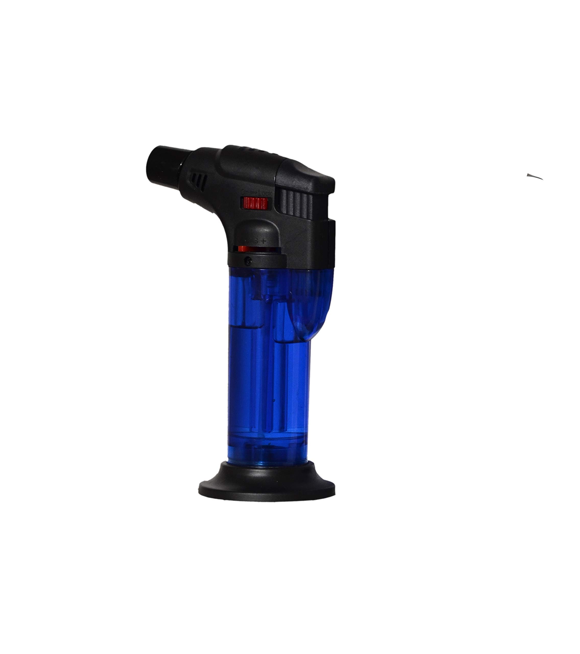 BisonBerg Windproof Cigarette Jet Flame Blow Gun Thrower Torch Barbeque Lighter for Lighting Fireworks, Hookah Coal, Cigars, Melting Glass tubing, Welding and Soldering (Lighter)