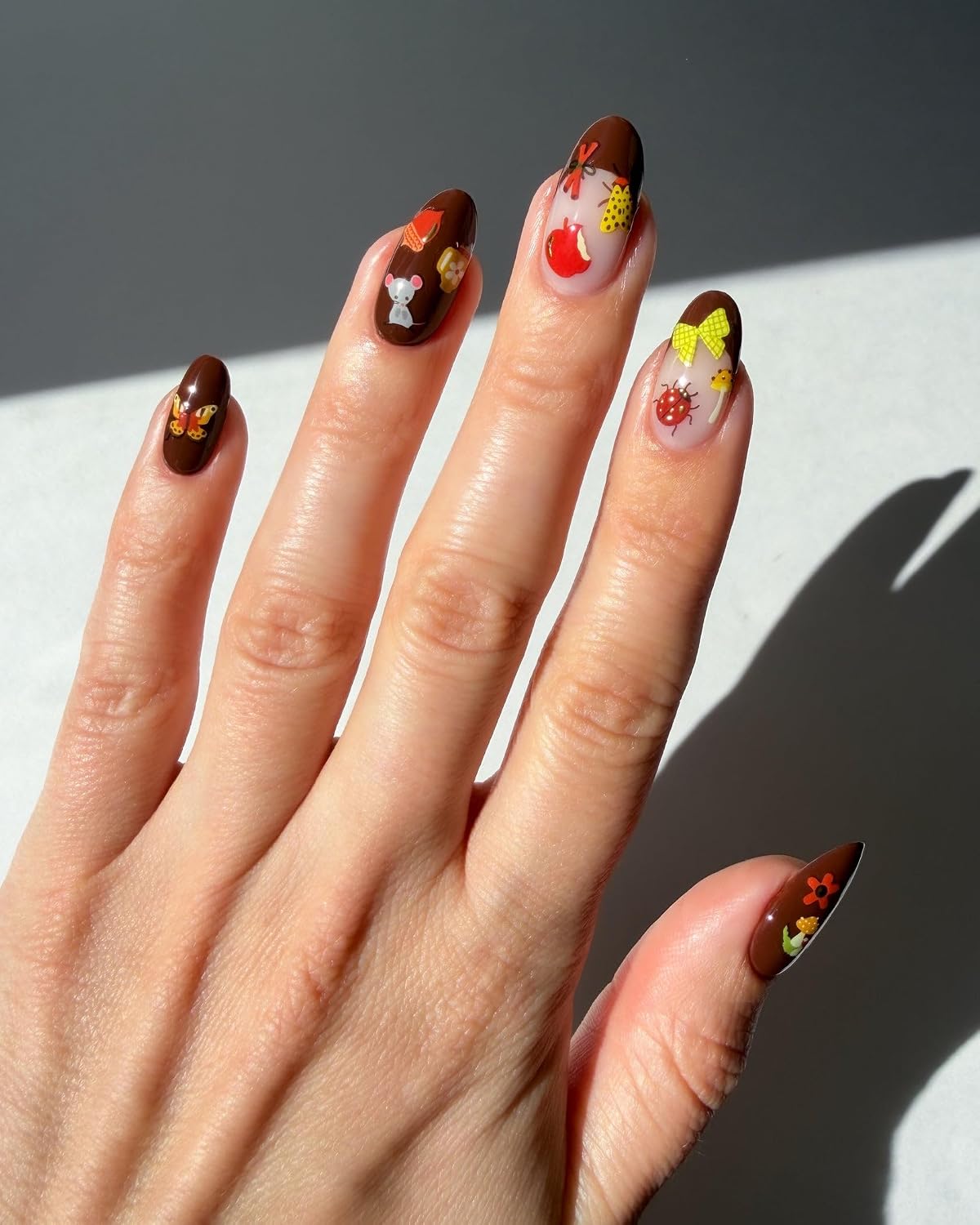Deco Beauty Cinnamon Stick -Super Thin & Easy-to-Apply Nail Art with the Cutest Designs-Durable & Long-Lasting Nail Art Stickers and Decals for Women, for DIY At-Home Manicures & Salon-Quality Nails image 2