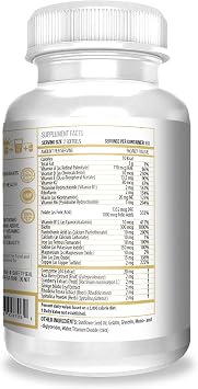 ACTIF Multivitamin for Women Age 60+ with 30 Organic Vitamins and Organic Herbs, Non-GMO, Made in USA, 2-Month Supply