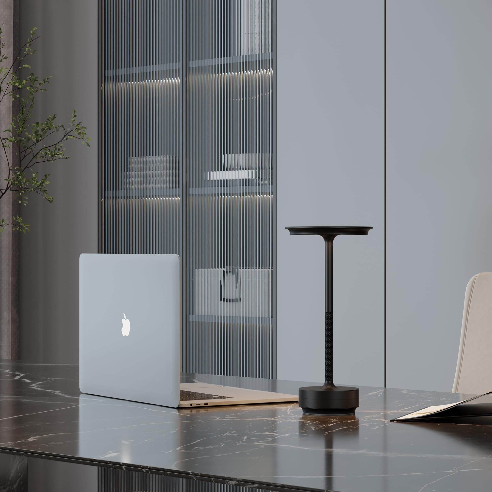 2 Stück schnurlose Tischlampen, wiederaufladbare Tischlampe, batteriebetriebene Lampe, LED, tragbar, wiederaufladbar, für den Außenbereich, batteriebetriebene Lampe für Nachttisch, Bar, Büro