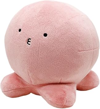 4-5  YuerFu 2025 Merchandise Animal Plush Toy Taccopy Lying Down Lounging Body Pillow Pink Octopus Cute  Anime Broadcast Commemorative Campaign!  Regular Ver.