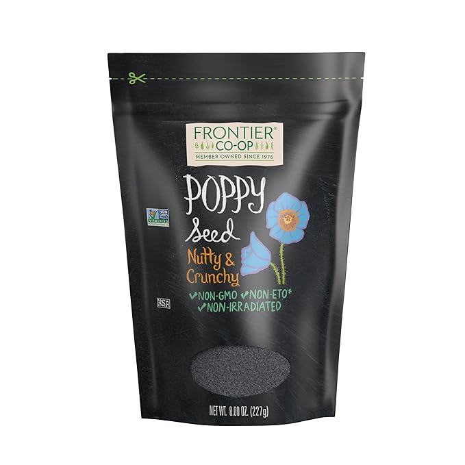 Frontier Co-op Poppy Seed Nutty and Crunchy Whole, 8.00 oz
