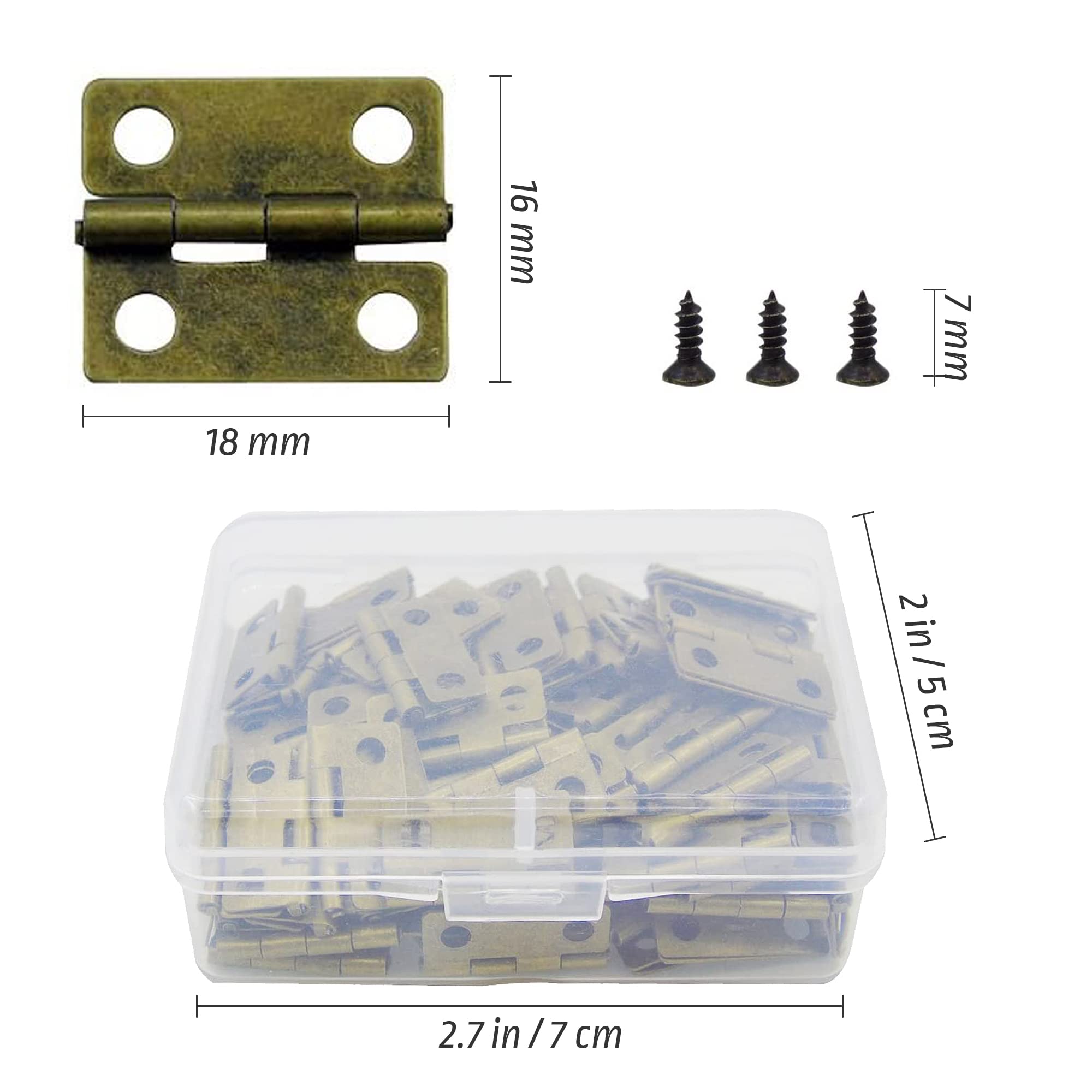 48 Forzieri In Legno Di Pino Sintuff – 6.9x6.9x4.1 Cm, Scatole Grezze Con Coperchio Per Fai Da Te