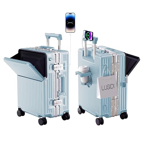 AIWEINY 20 Inch PC-ABS Frame Carry-On