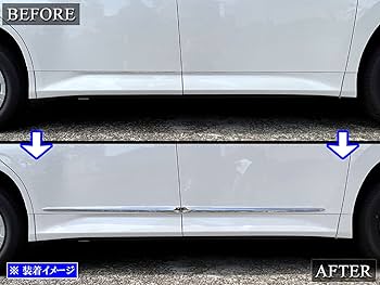 Amazon | BRIGHTZ ノア 90 95 メッキサイドドアモール 【 SAI－MOL