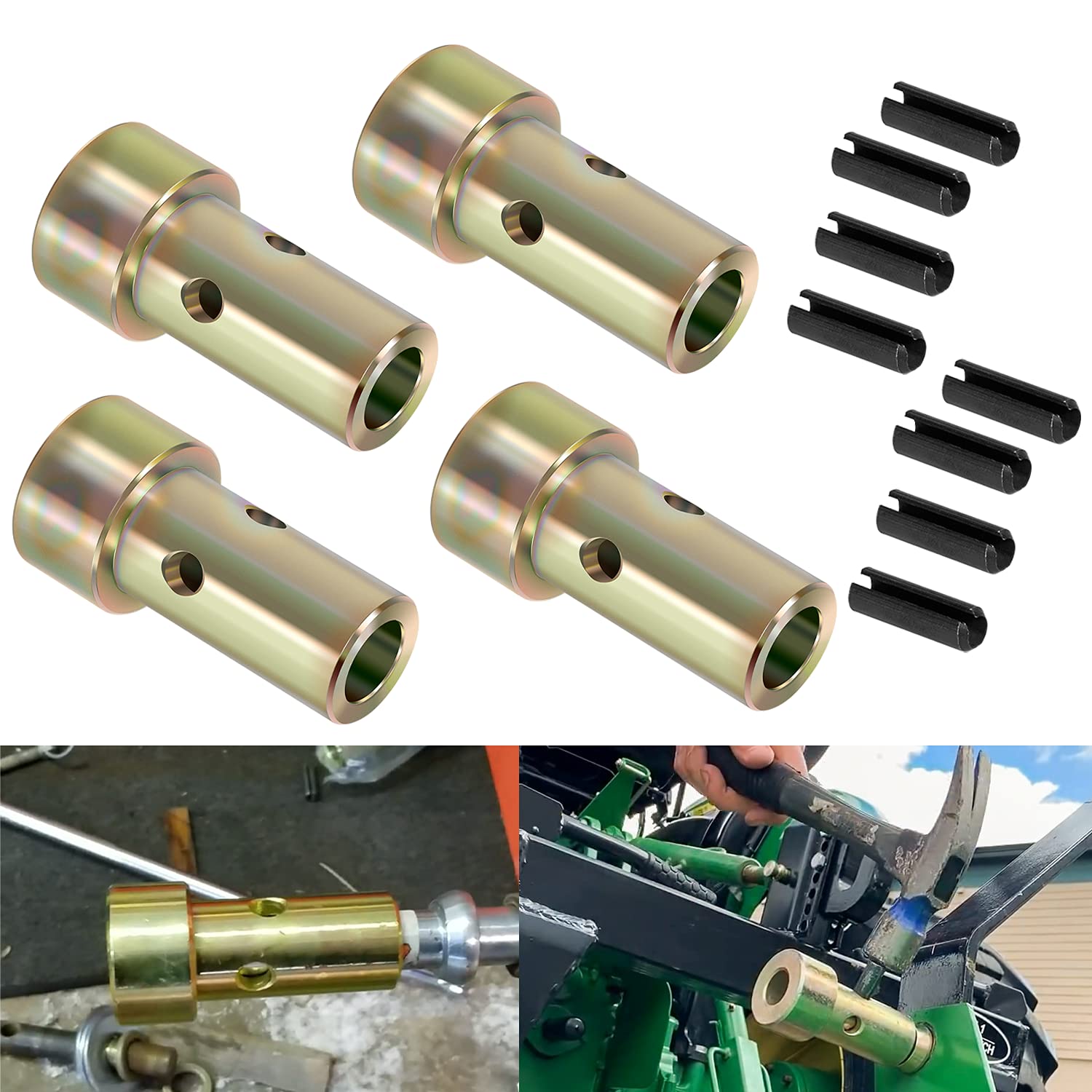 Adattatore Idraulico Doppio Nippo 1/2 AG X 1/2 AG Per Trattori E Macchine Agricole