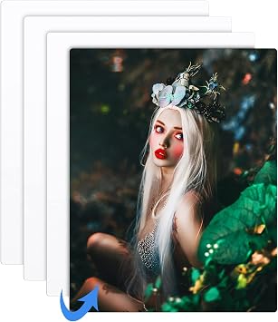 Ferraycle 4 Pcs Sublimation Metal Photo Blanks 11 x 14 Aluminum DIY Sign