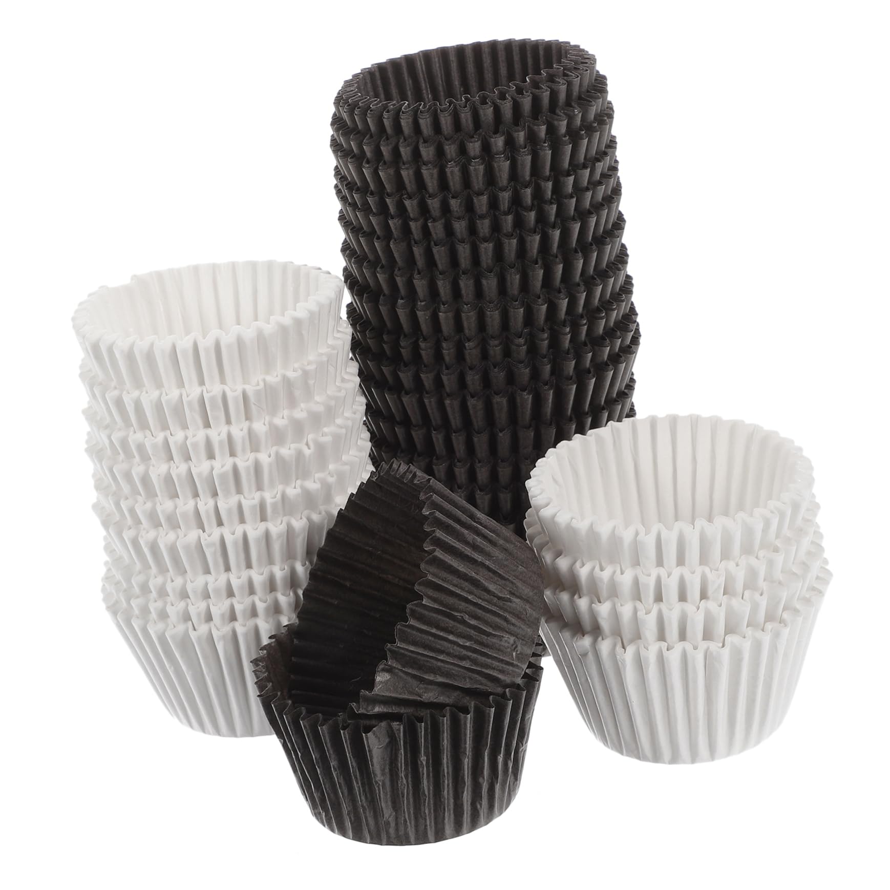 Capacillos de Papel para Cupcakes 1000 Piezas de Papel | Antigrasa, Textura Resistente, Aptos para Hornear, Uso en Bodas Caramelos