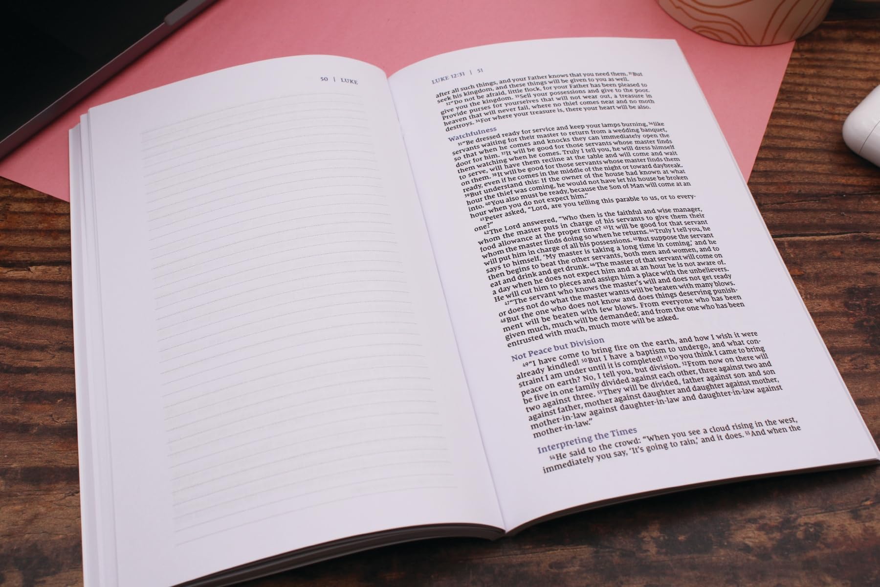 NIV, Beautiful Word Bible Journal, Luke, Paperback, Comfort Print - Image 5