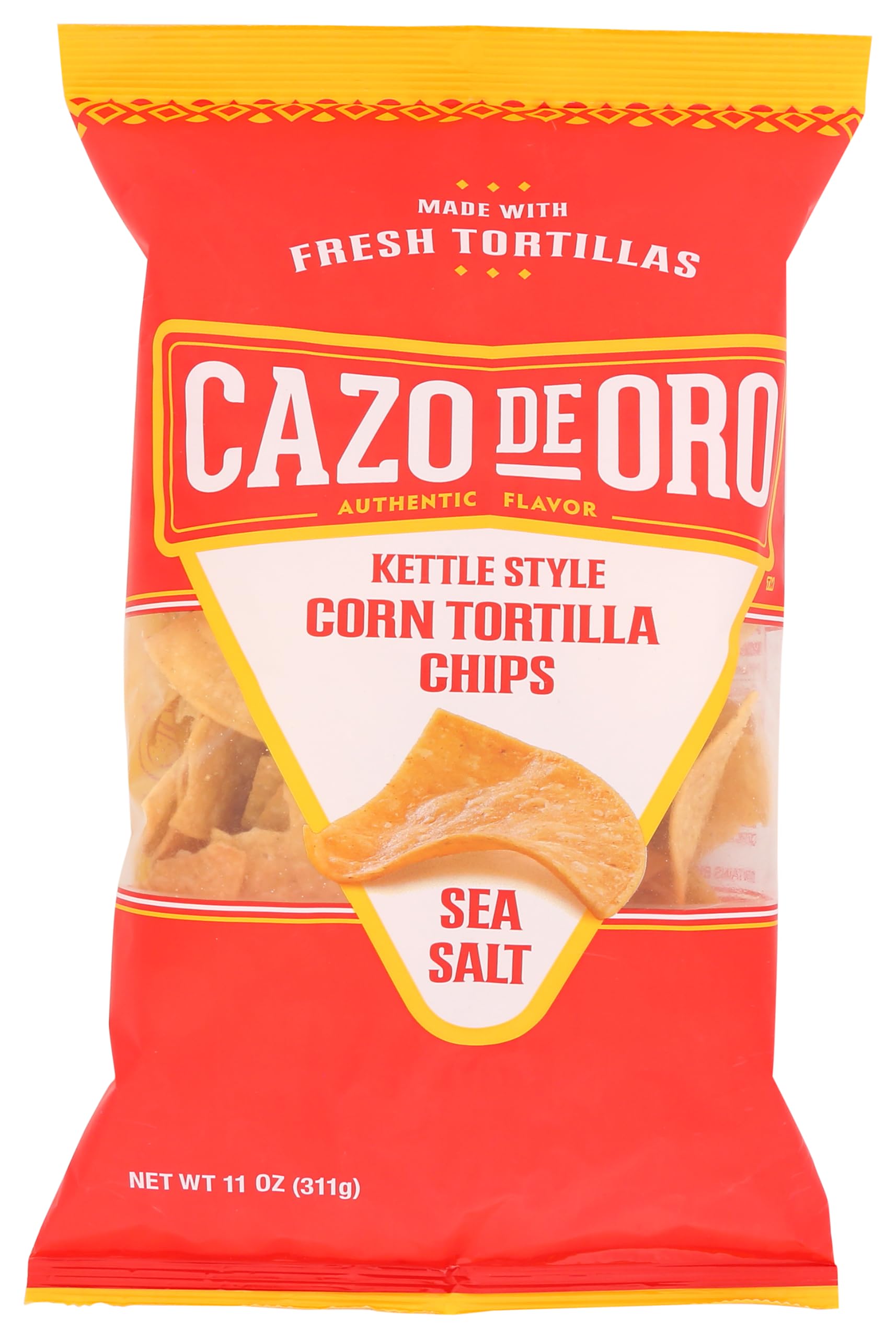 Cazo De Oro KHLV00400405 11 oz Tortilla Original Chips