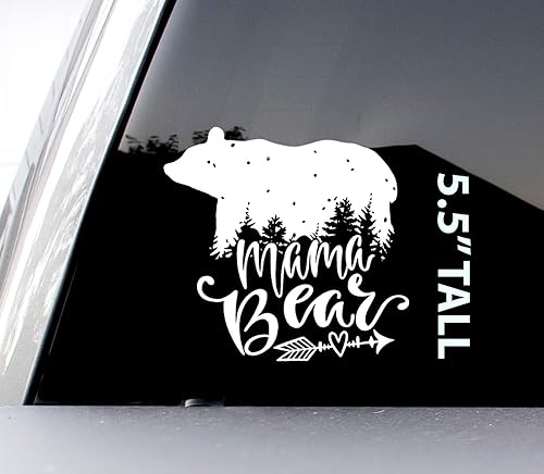 Miniatura 5 de MAMA Forest Bear, PAPA Forest Bear or Grandma Bear Forest Vinyl DecalMama Bear Vinyl Decal StickerWhiteCars Trucks SUVs Vans Laptops Walls Glass
