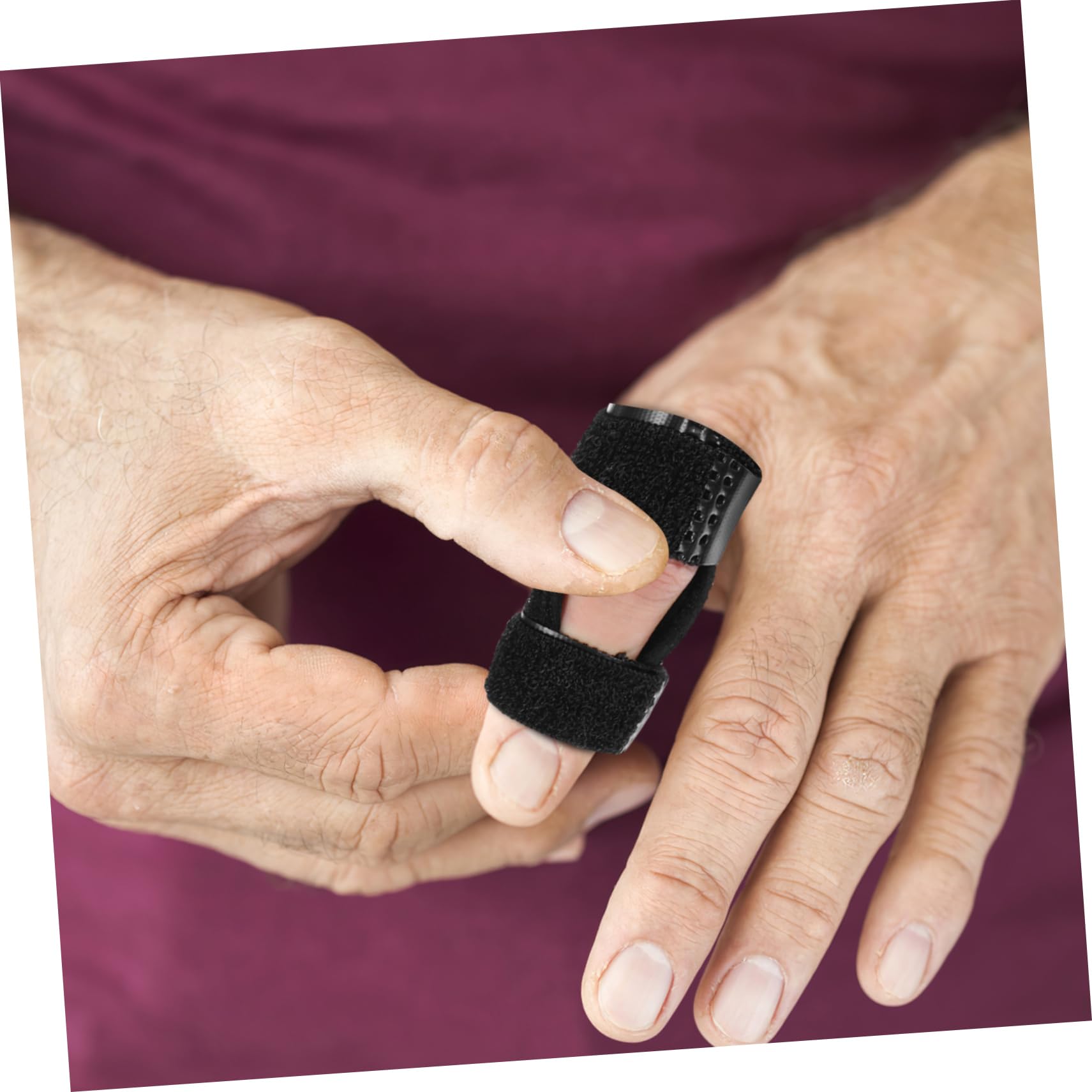 HAPINARY 5 Pcs Splint Five-color Set Splint for Middle Pinky Splint Support Braces Joint Fixing Band Elastic Splint Thumb Splints Velvet