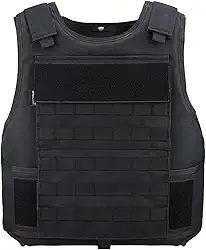 Colete tático Airsoft Molle Security Paintball para homens (006F)