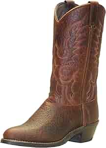 Amazon | Abilene メンズ バイソン レザー ウエスタンブーツ - 6404