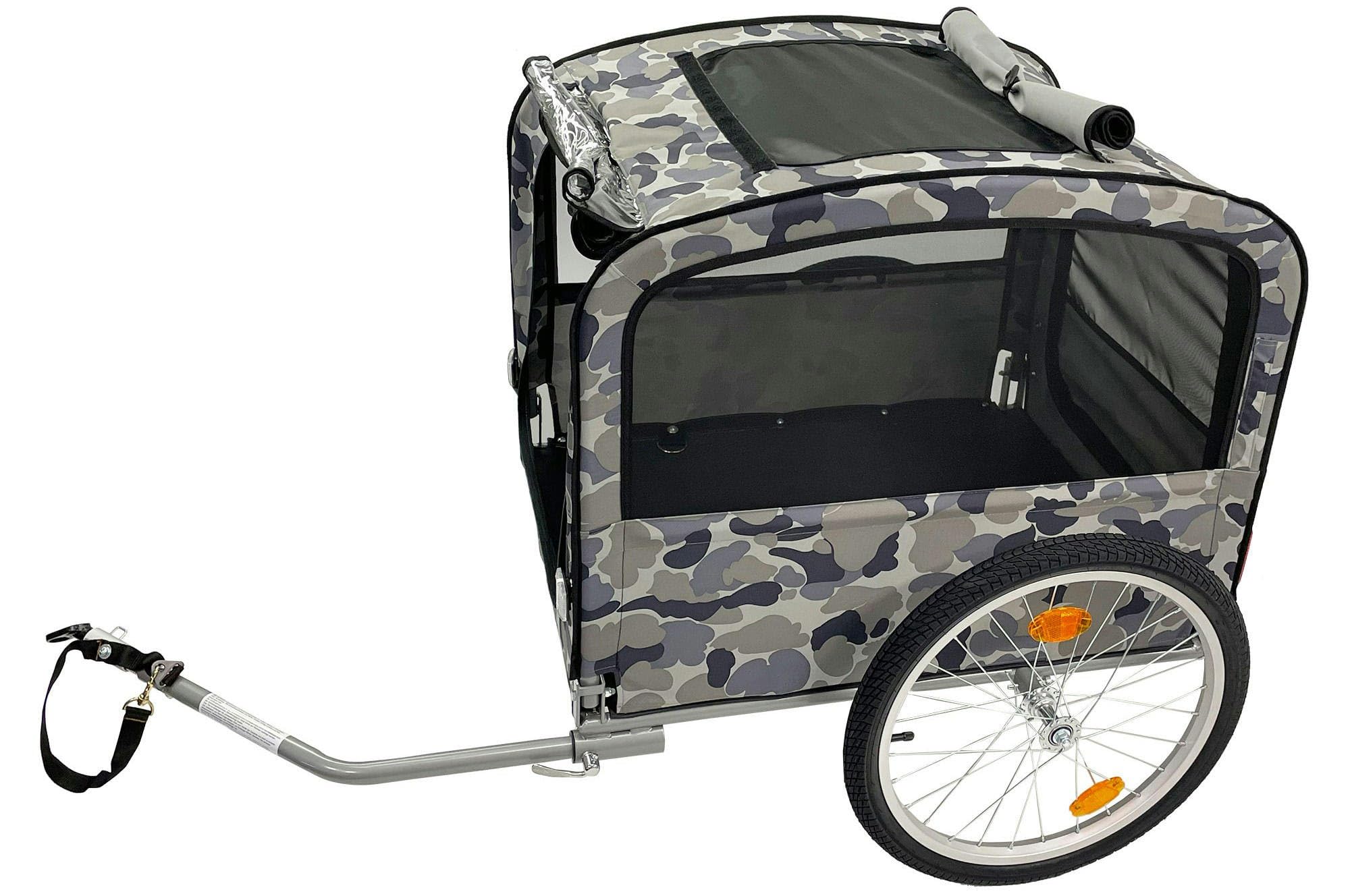 fahrradanhänger blue bird hund Hundeanhänger Fahrrad Haustier Anhänger für den Camo Haustier 颜色:Braun&Weiß Category:E Bike_Kunststoff Cube Litening Aero C:68X
