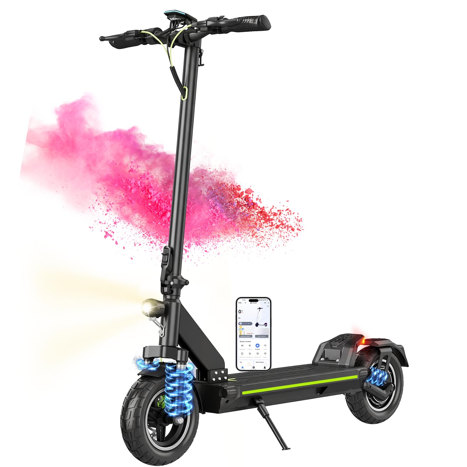 TODIMART D5 Trottinette Électrique Adulte Tout Terrain Autonomie 50km