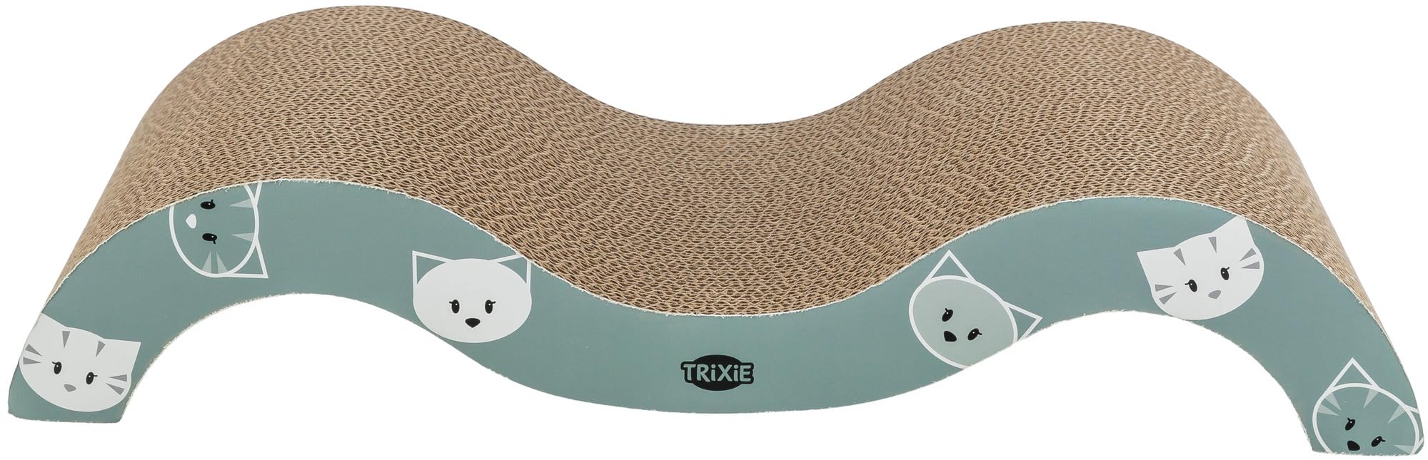 TRIXIE 48001 drapak Mimi, karton, kocimiętka, 50 × 9 × 23 cm, niebieska