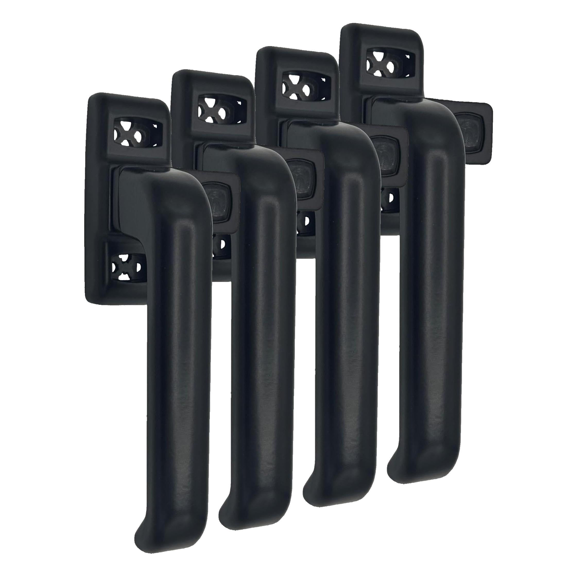 Cierre de presión 6801 izquierdo Micel Vega 68006 en color negro, pack de 4 unidades para ventanas