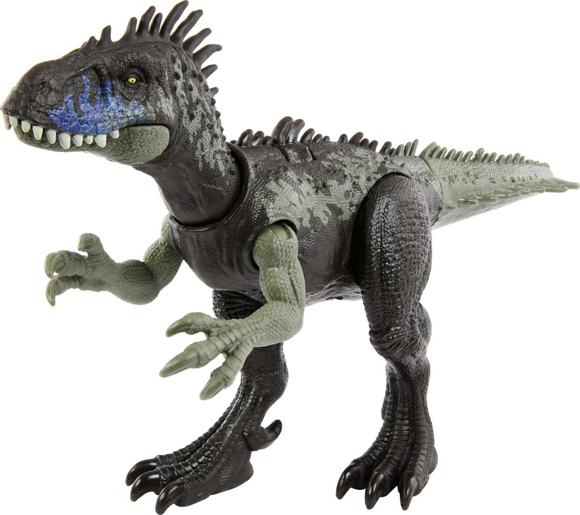 Mattel Jurassic World Dominion Dinosaur Figure Dryptosaurus Wild Roar with Sound & Attack Action, Medium Size Posable, Toy Gift with Connected Digital Play