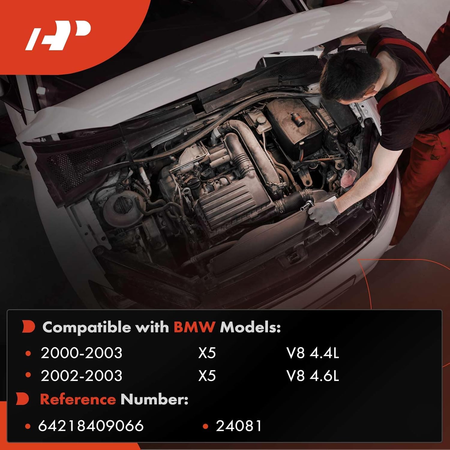 A-Premium Heater Outlet HVAC Heater Hose Pipe Line Assembly Compatible with BMW E53 Series X5 2000-2003 4.4L, X5 2002-2003 4.6L