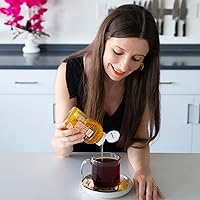 Vista 5 de Wholesome Yum Sustituto de miel cero azúcar (paquete de 2) – Alternativa natural de miel sin azúcar con fruta de monje y alulosa – Cero