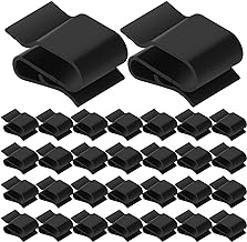 Solar Panel Cable Clamps Photovoltaic Cable Clips Cable Holder Cable Ties Pendant Frame Wire Clamps for Solar Panel Fixation Pack of 30 Black